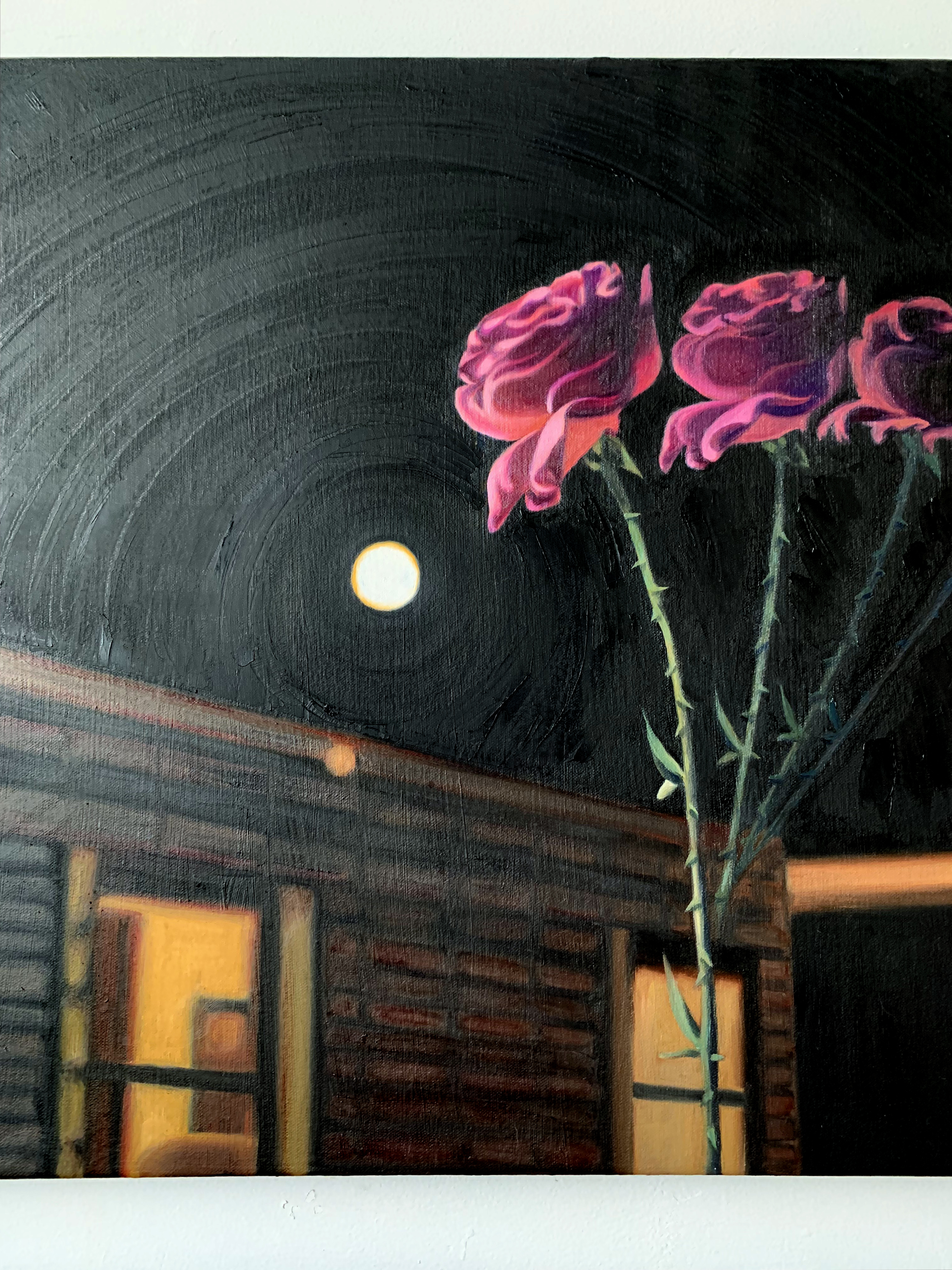 DETAIL Household (triptych), 48x34 2021 <br>oil on canvas